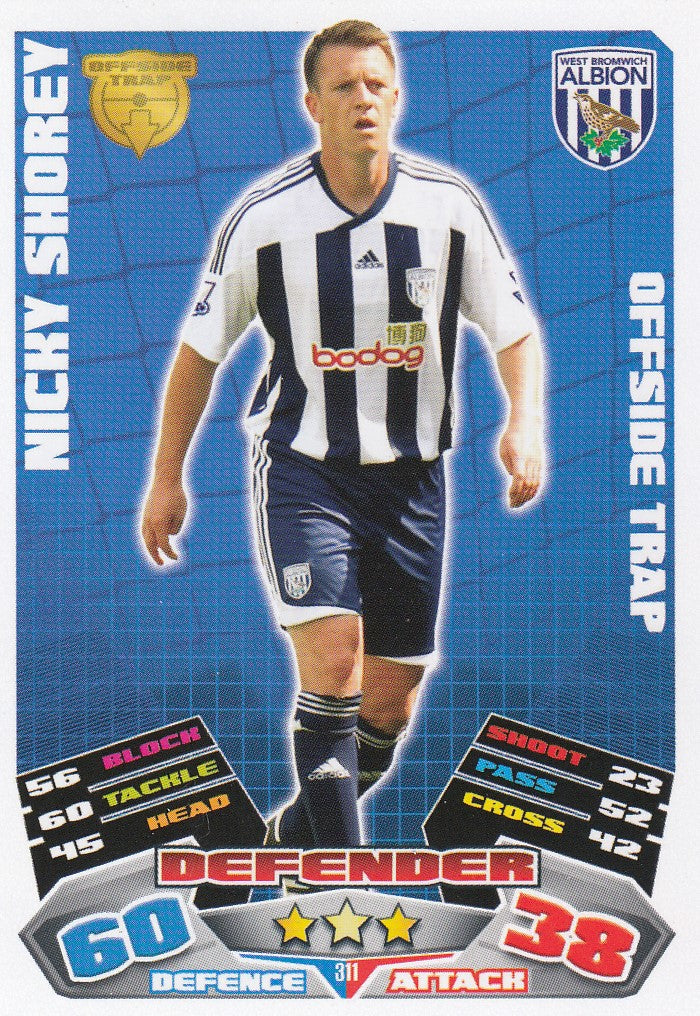 311. NICKY SHOREY - WEST BROMWICH ALBION - OFFSIDE TRAP