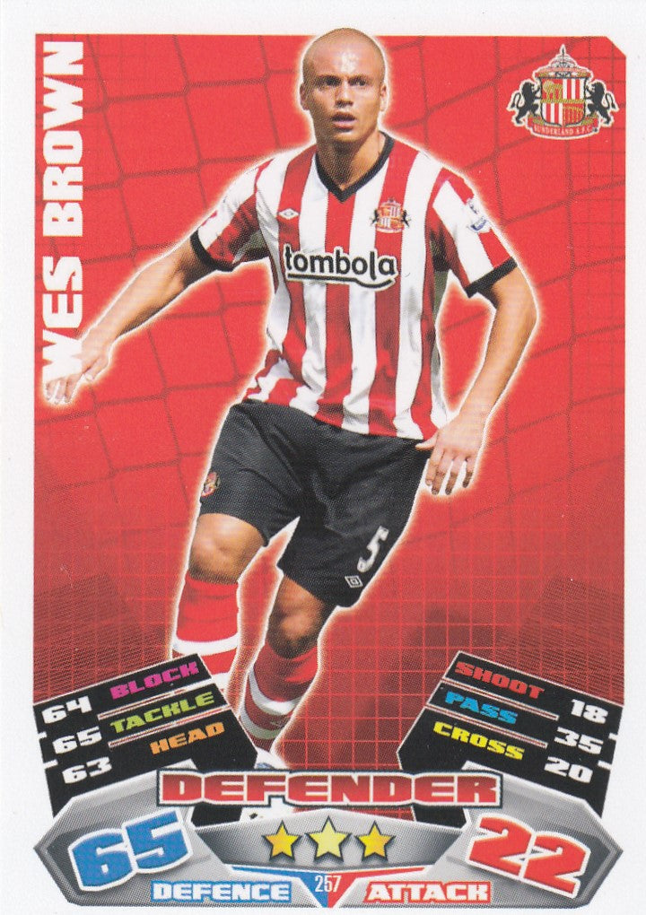 257. WES BROWN - SUNDERLAND