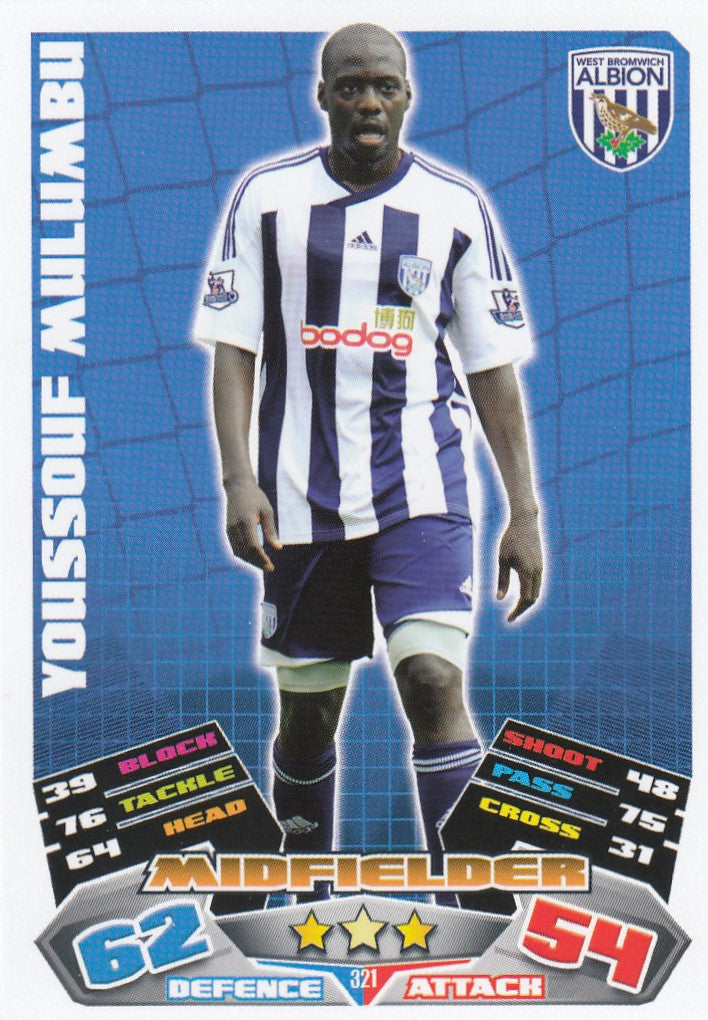321. YOUSSOUF MULUMBU - WEST BROMWICH ALBION