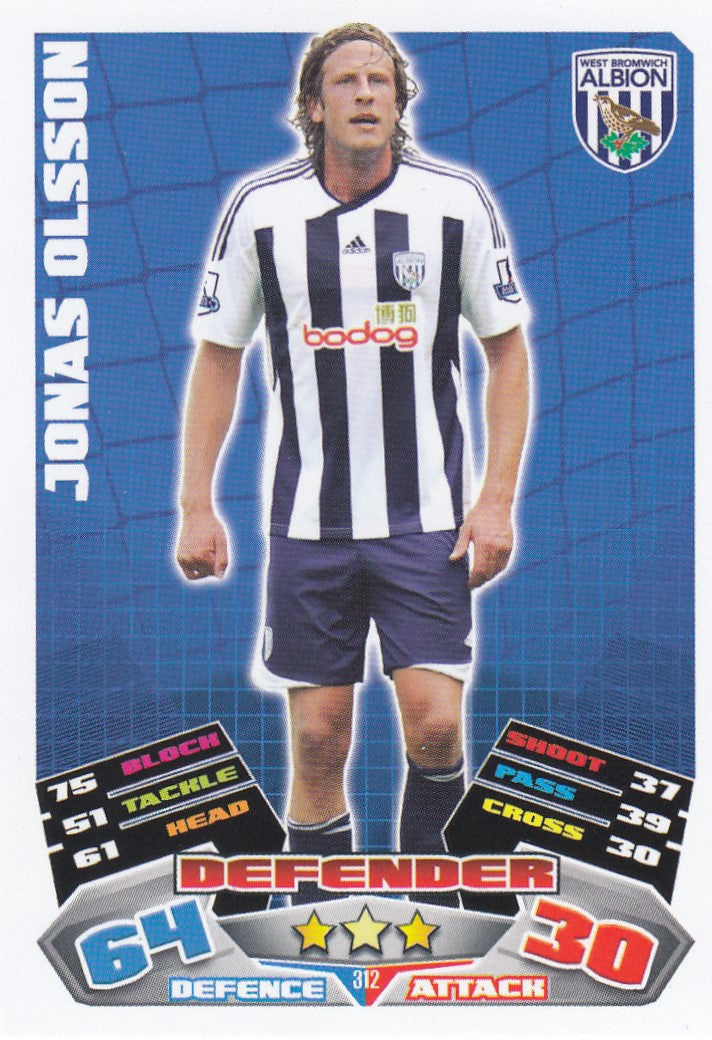 312. JONAS OLSSON - WEST BROMWICH ALBION