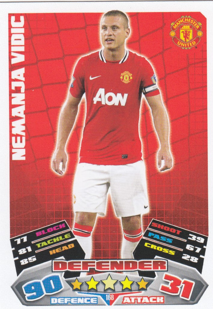 168. NEMANJA VIDIC - MANCHESTER UNITED