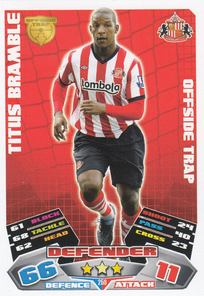 259. TITUS BRAMBLE - SUNDERLAND - OFFSIDE TRAP