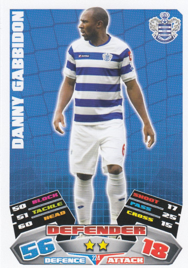 224. DANNY GABBIDON - QUEENS PARK RANGERS