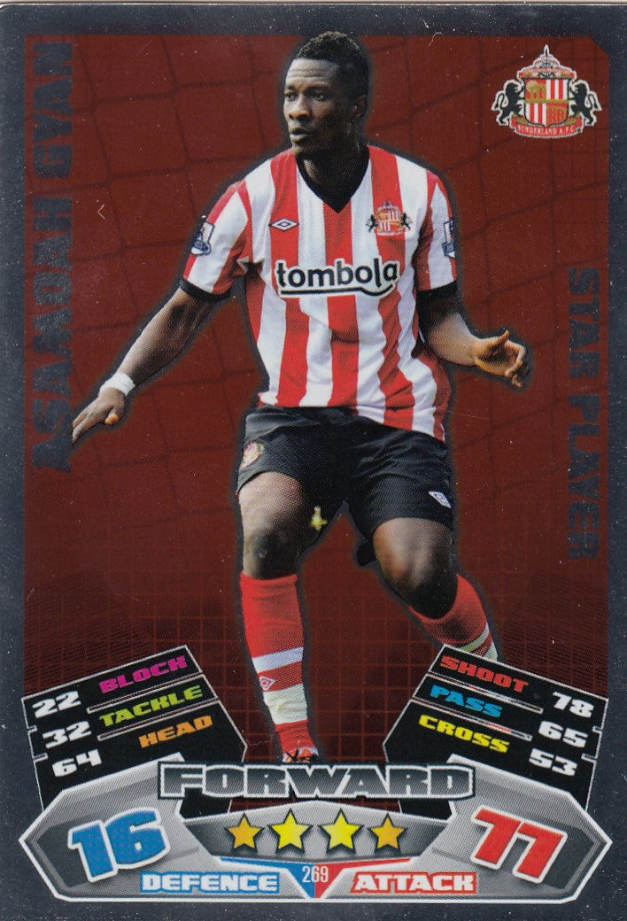 269. ASAMOAH GYAN - SUNDERLAND - STAR PLAYER