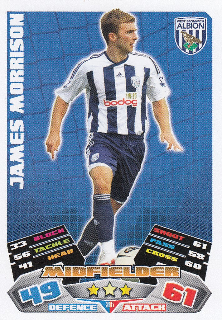 315. JAMES MORRISON - WEST BROMWICH ALBION