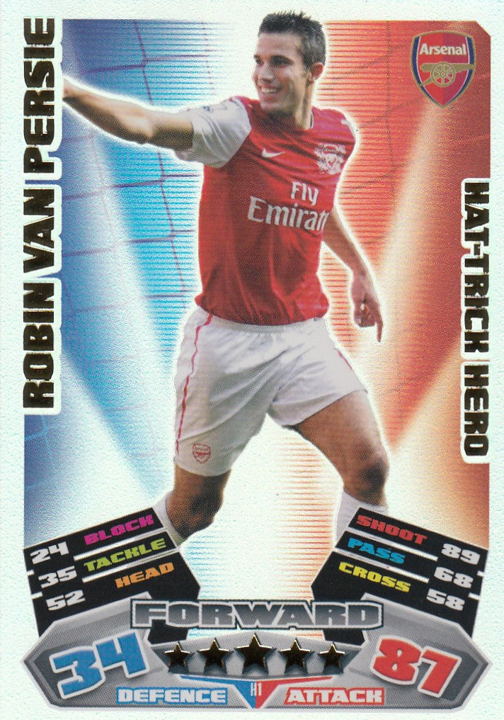 EX-H01. ROBIN VAN PERSIE - ARSENAL - HAT-TRICK HERO