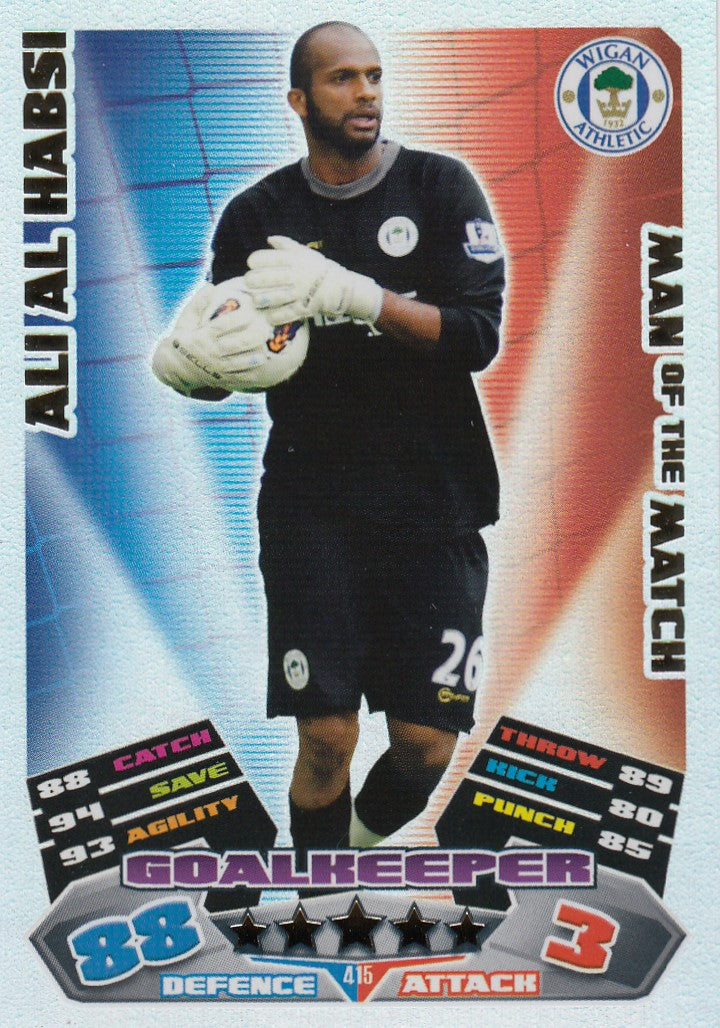 415. ALI AL HABSI - WIGAN ATHLETIC - MAN OF THE MATCH