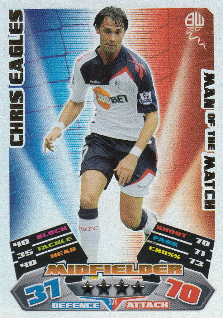 371. CHRIS EAGLES - BOLTON WANDERERS - MAN OF THE MATCH
