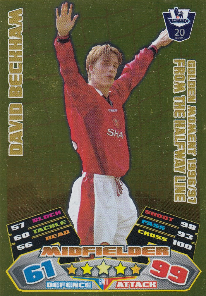 EX-GM11. DAVID BECKHAM - GOLDEN MOMENT 1996/97 FROM THE HALFWAY LINE