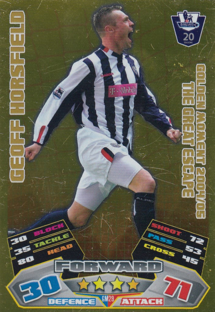 EX-GM29. GEOFF HORSFIELD - GOLDEN MOMENT 2004/05 THE GREAT ESCAPE