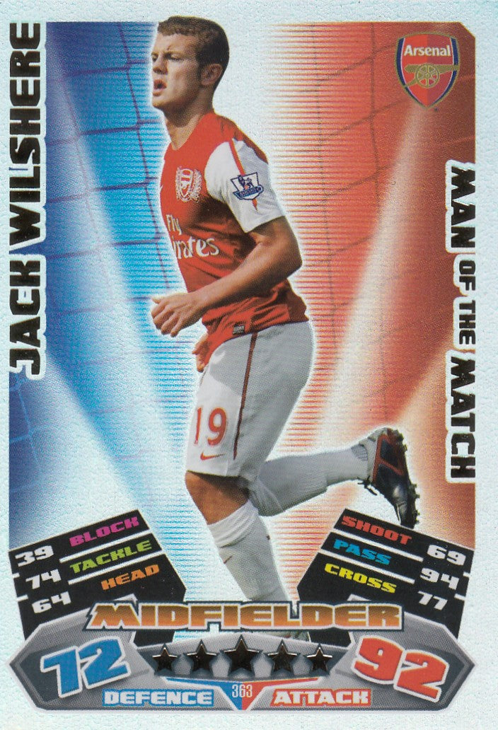 363. JACK WILSHERE - ARSENAL - MAN OF THE MATCH