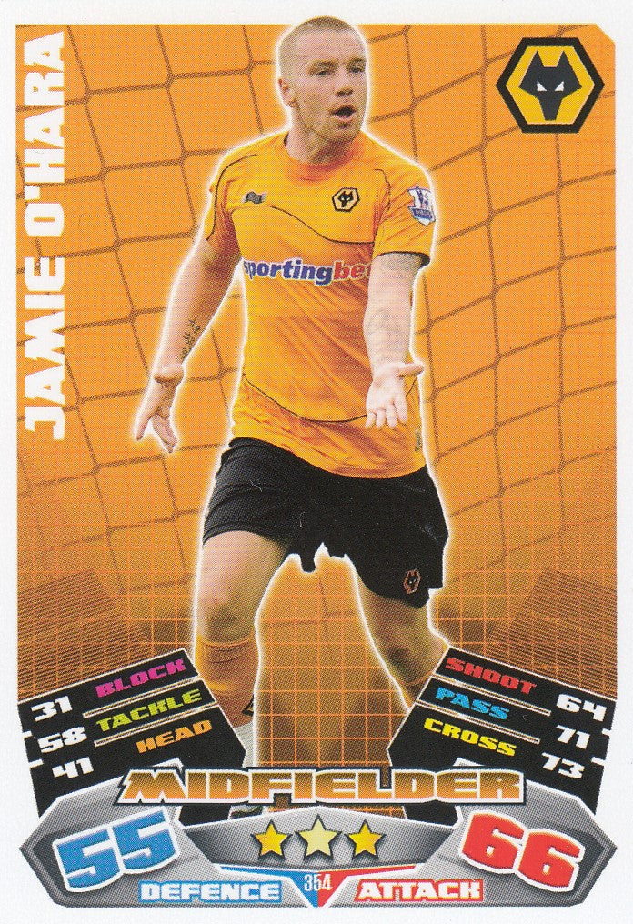 354. JAMIE O’HARA - WOLVERHAMPTON WANDERERS