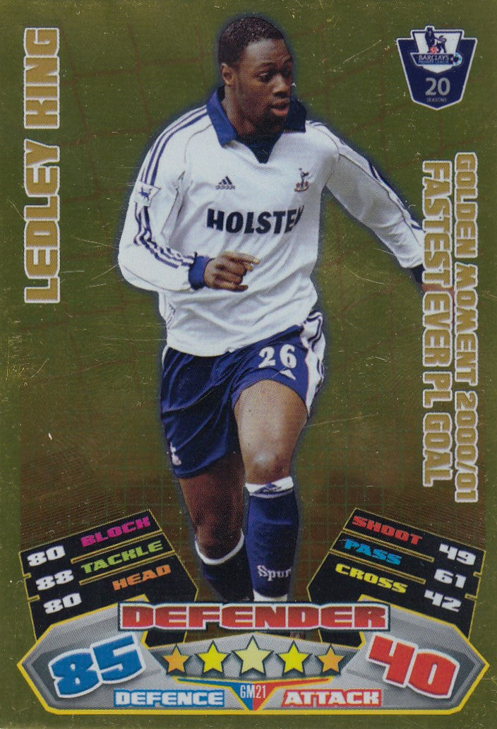 EX-GM21. LEDLEY KING - GOLDEN MOMENT 2000/01 FASTEST EVER PL GOAL