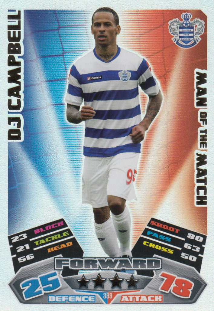 399. DJ CAMPBELL - QUEENS PARK RANGERS - MAN OF THE MATCH