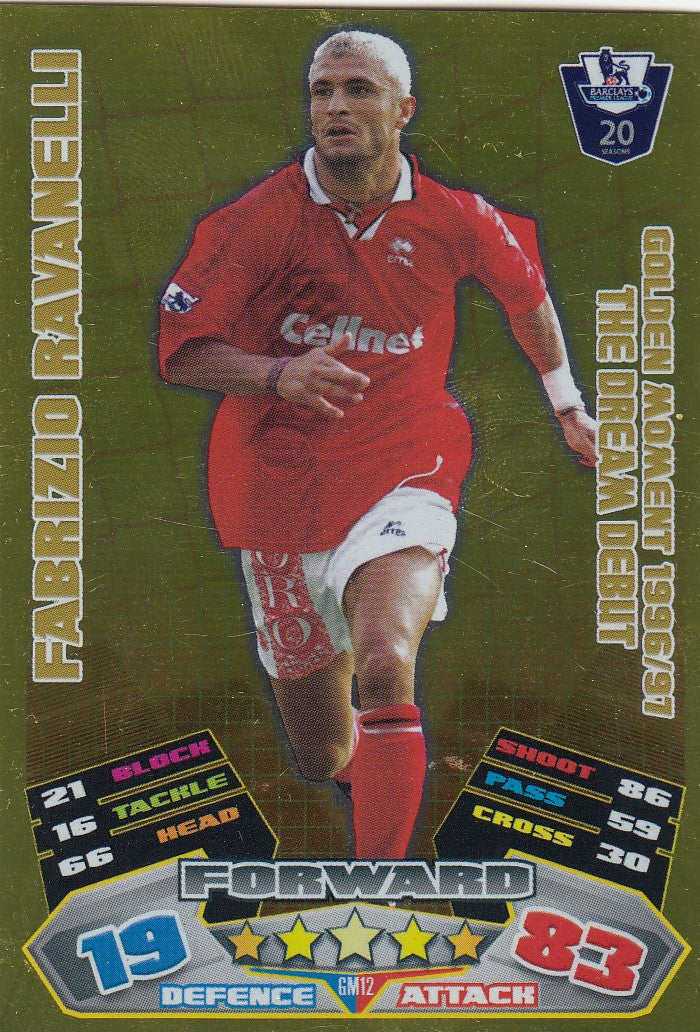 EX-GM12. FABRIZIO RAVANELLI - GOLDEN MOMENT 1996/97 THE DREAM DEBUT