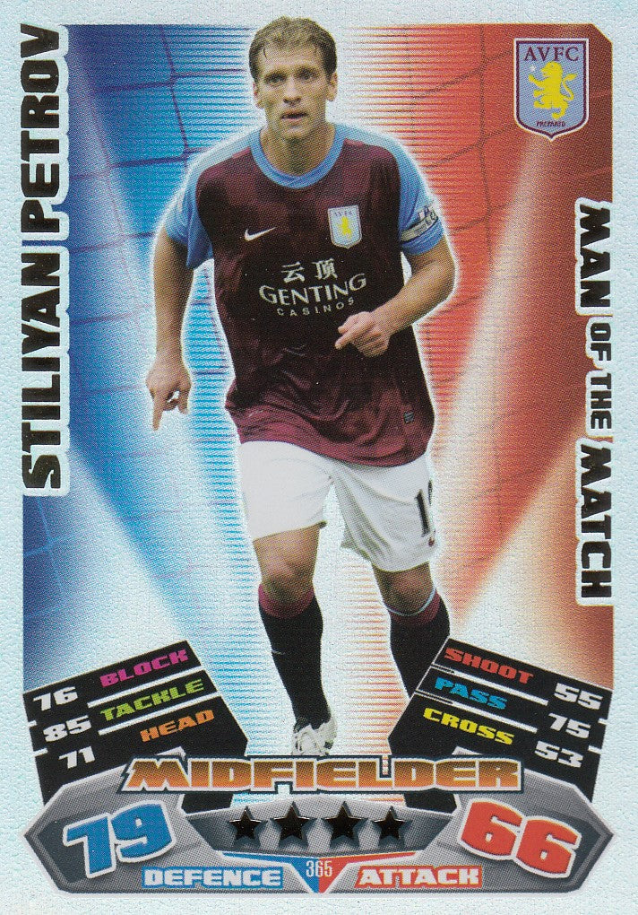 365. STILIYAN PETROV - ASTON VILLA - MAN OF THE MATCH