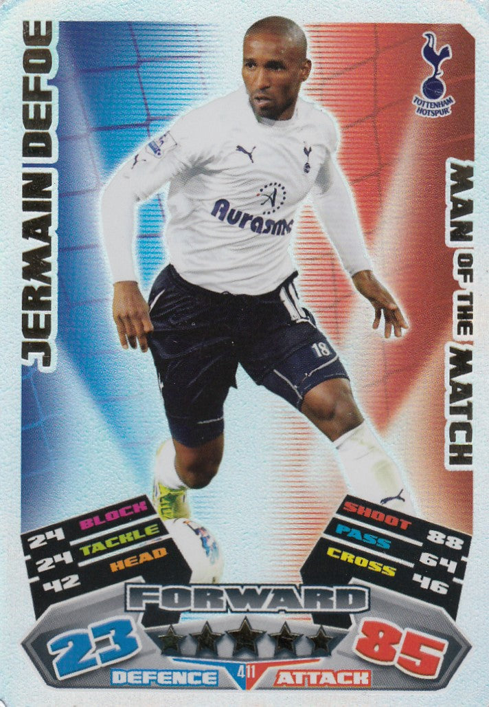 411. JERMAIN DEFOE - TOTTENHAM HOTSPUR - MAN OF THE MATCH