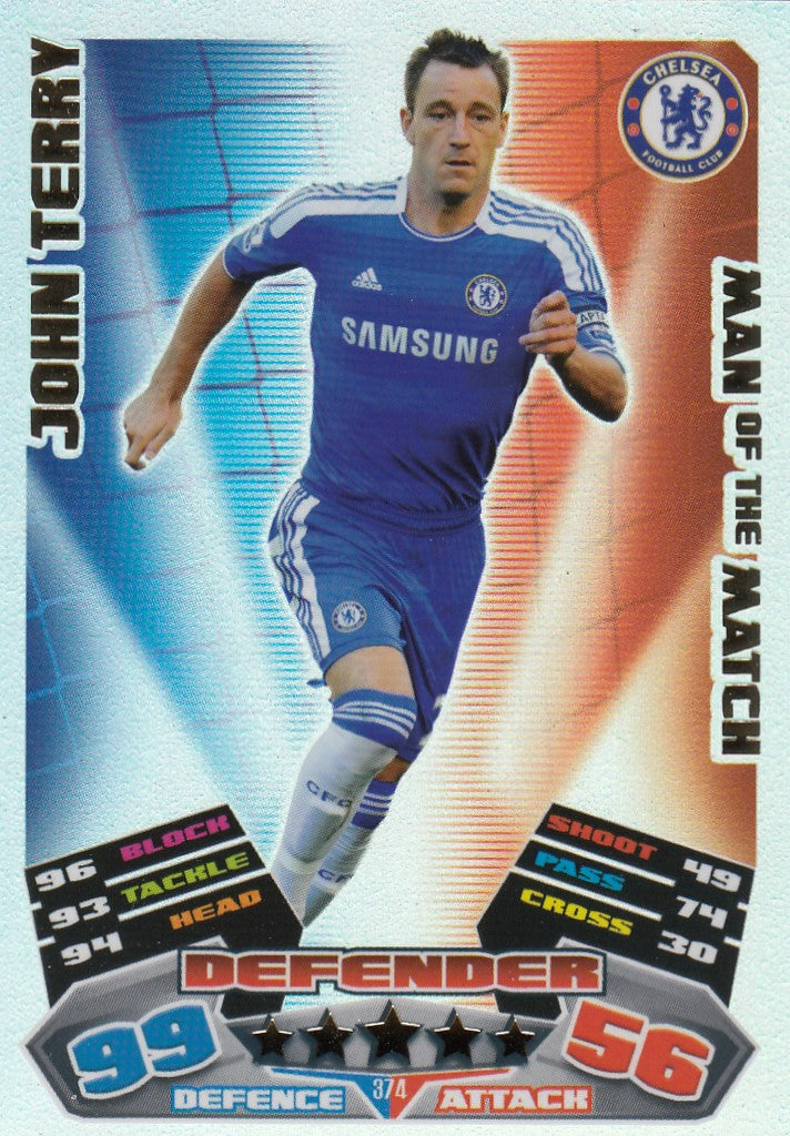 374. JOHN TERRY - CHELSEA - MAN OF THE MATCH