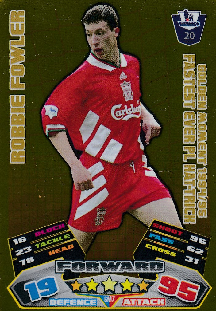 EX-GM07. ROBBIE FOWLER - GOLDEN MOMENT 1994/95 FASTEST EVER PL HAT-TRICK