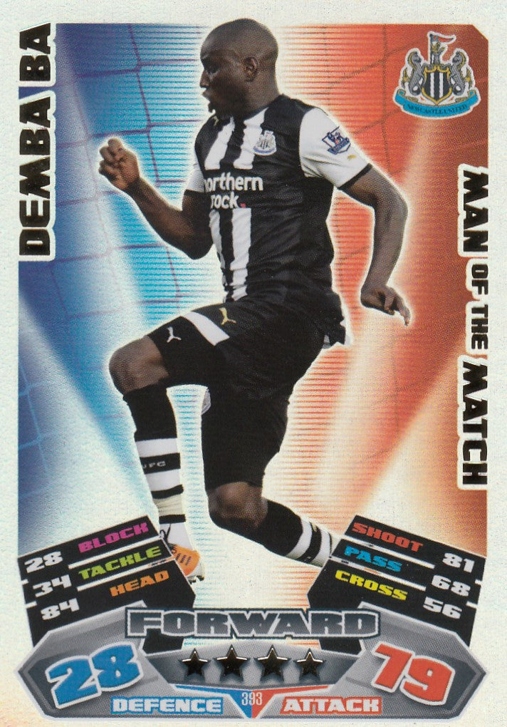 393. DEMBA BA - NEWCASTLE UNITED - MAN OF THE MATCH