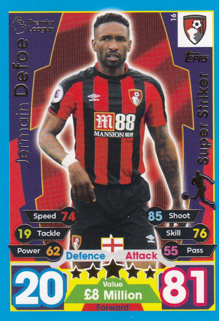 016. JERMAIN DEFOE - AFC BOURNEMOUTH - SUPER STRIKER