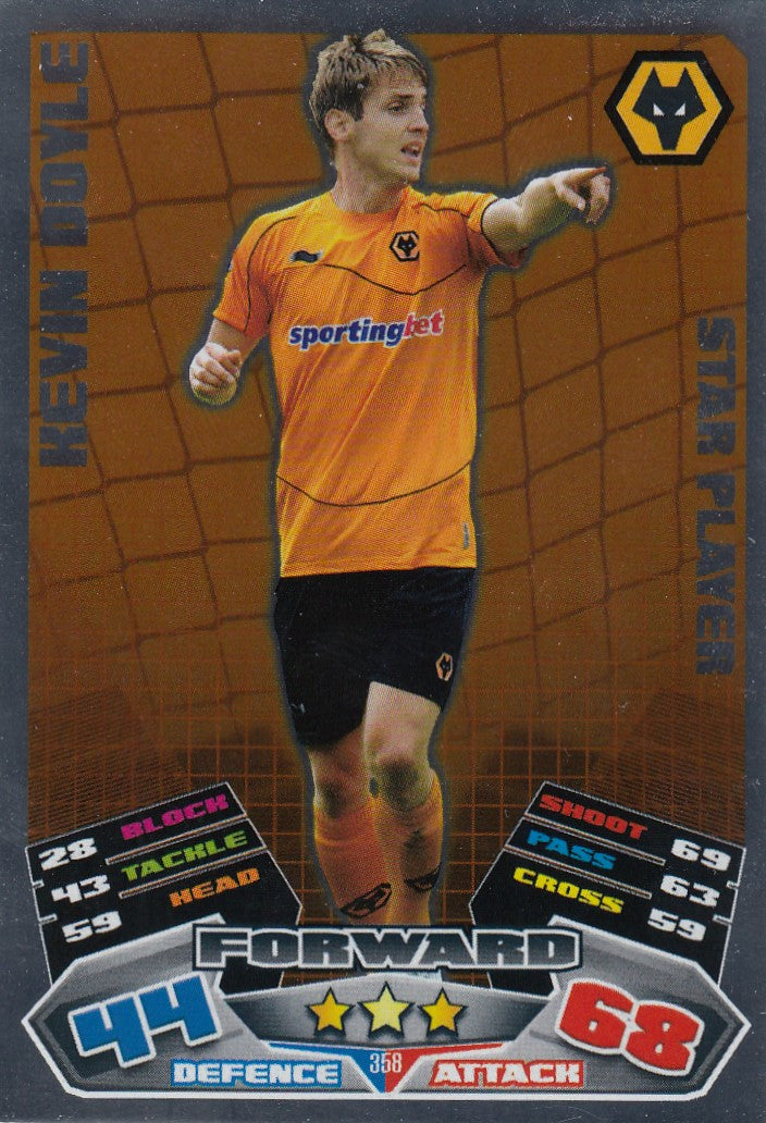 358. KEVIN DOYLE - WOLVERHAMPTON WANDERERS - STAR PLAYER