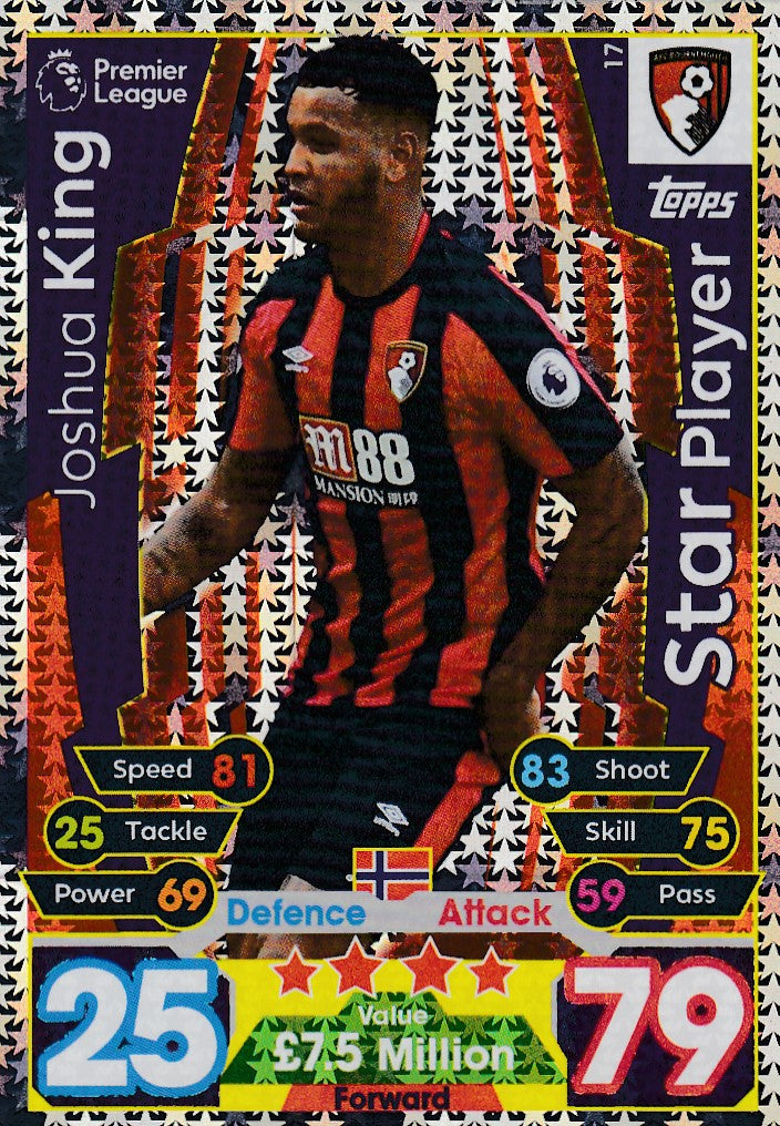 017. JOSHUA KING - AFC BOURNEMOUTH - STAR PLAYER