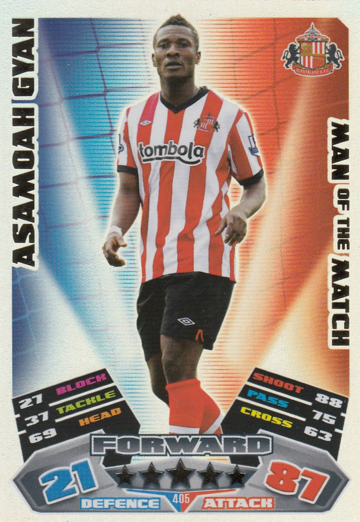 405. ASAMOAH GYAN - SUNDERLAND - MAN OF THE MATCH