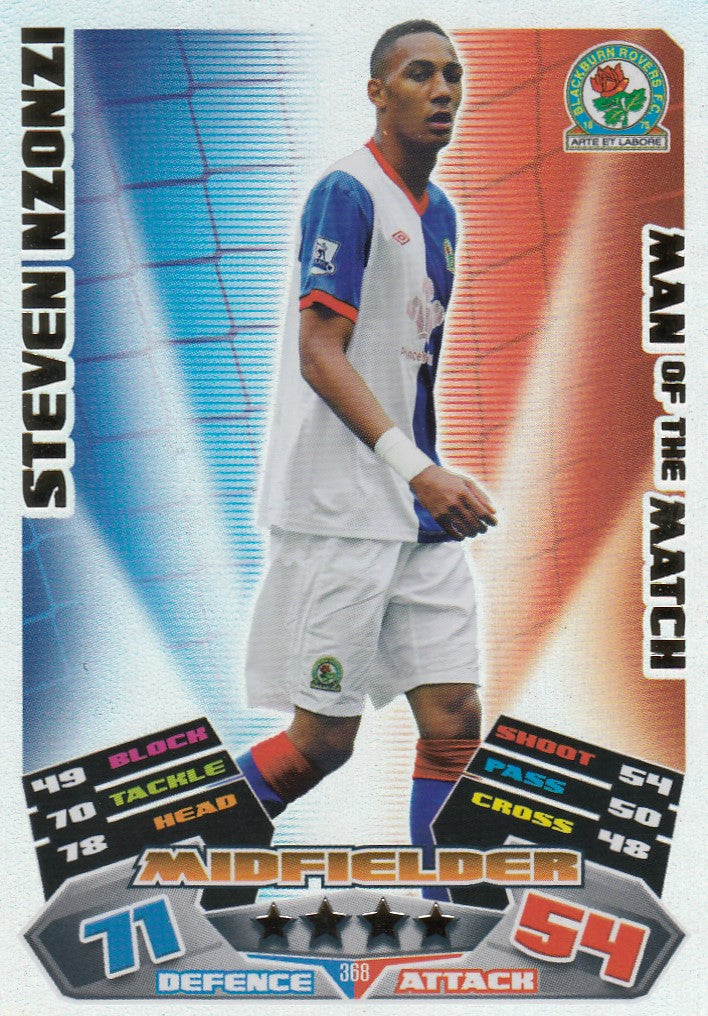 368. STEVEN NZONZI - BLACKBURN ROVERS - MAN OF THE MATCH