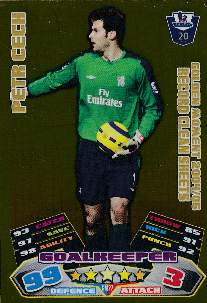 EX-GM27. PETE CECH - GOLDEN MOMENT 2004/05 RECORD CLEAN SHEETS
