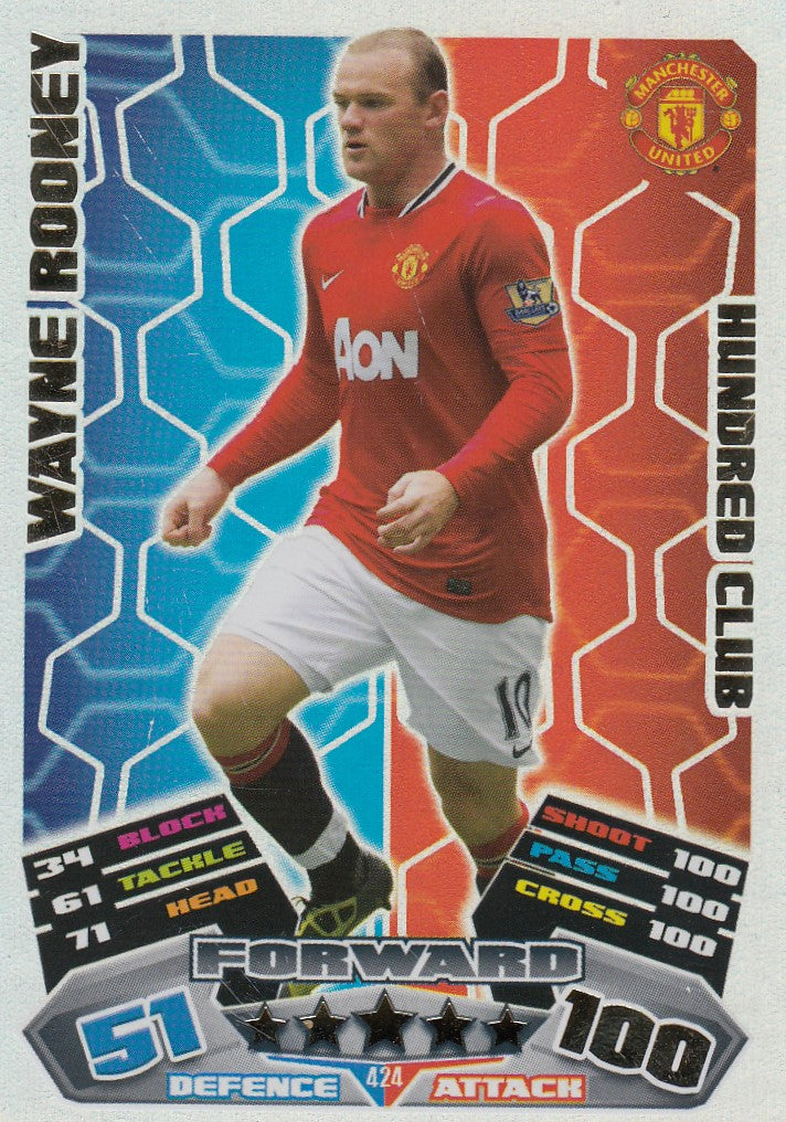 424. WAYNE ROONEY - MANCHESTER UNITED - HUNDRED CLUB