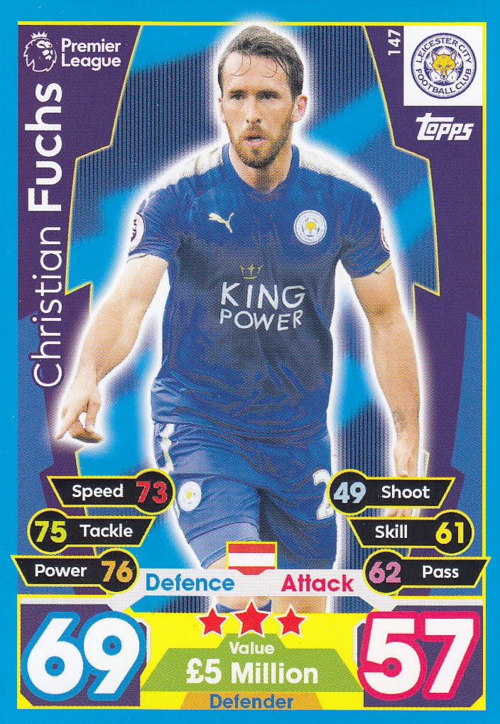 147. CHRISTIAN FUCHS - LEICESTER CITY