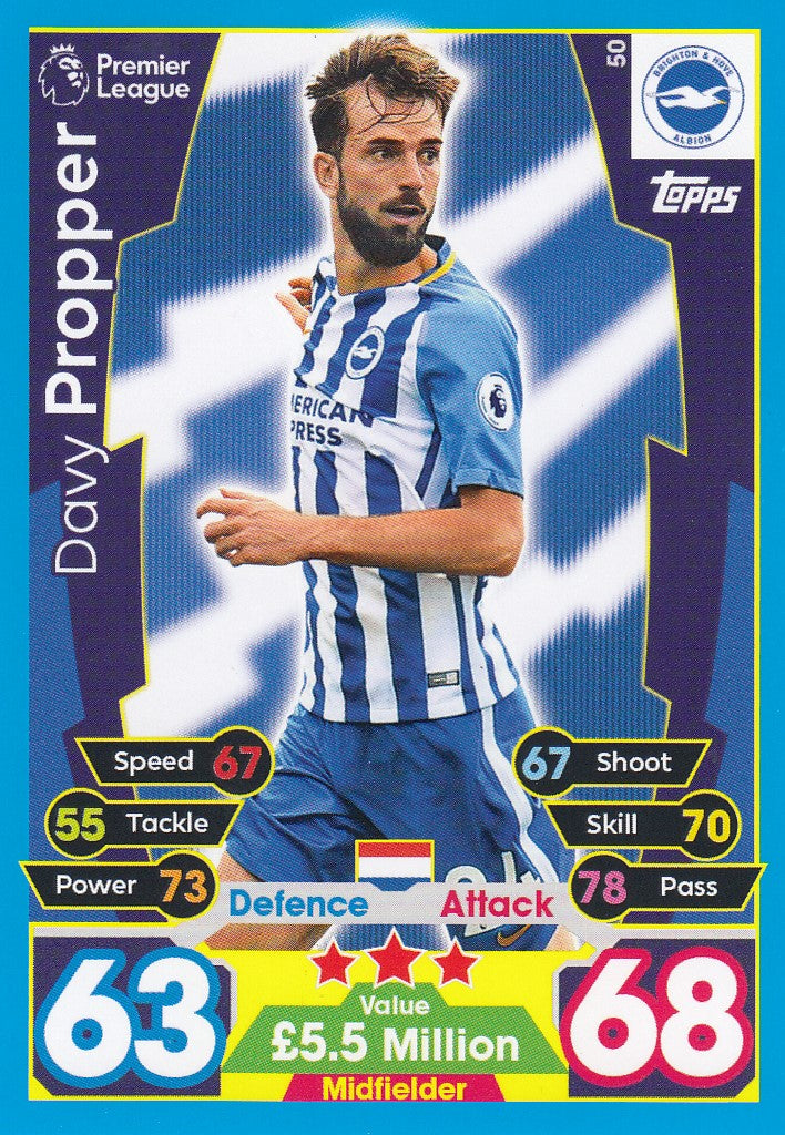 050. DAVY PROPPER - BRIGHTON & HOVE ALBION