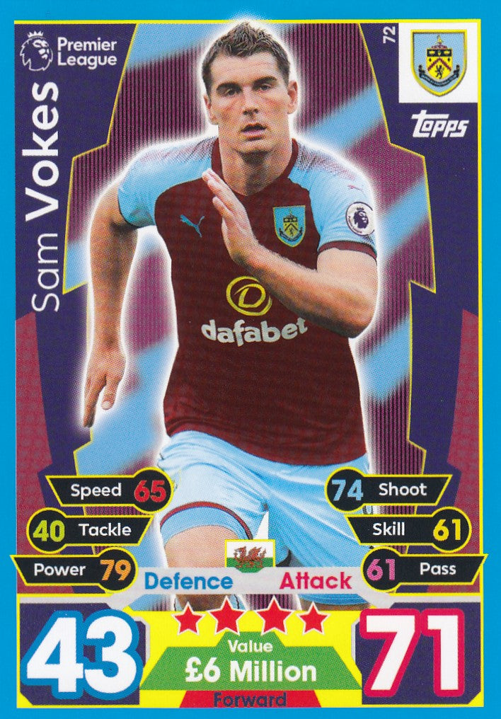 072. SAM VOKES - BURNLEY
