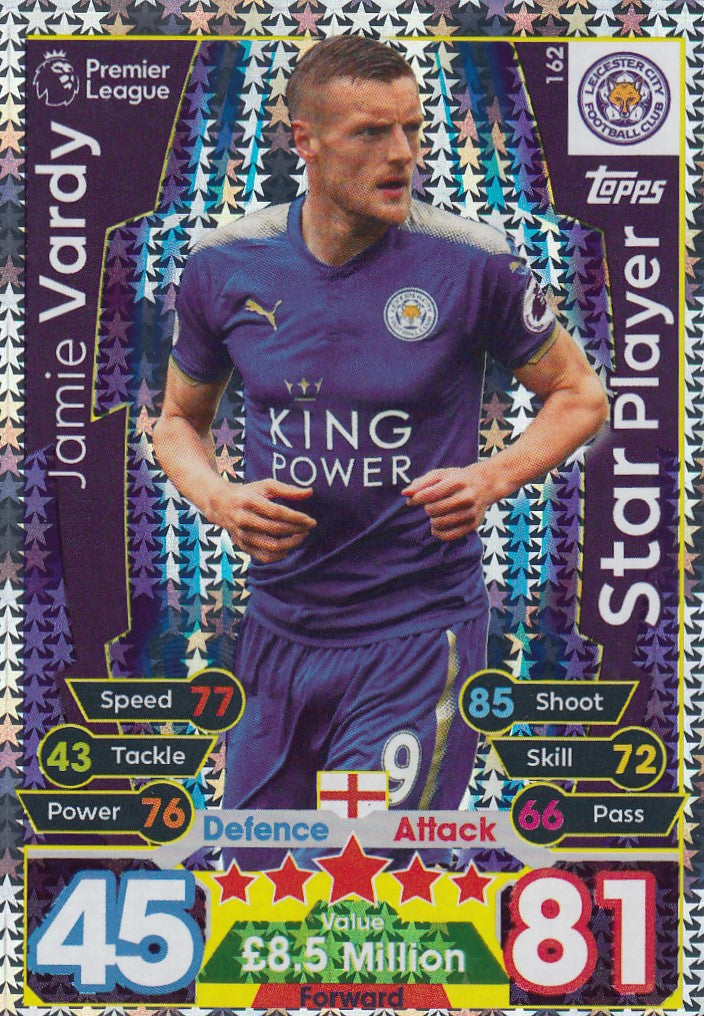 162. JAMIE VARDY - LEICESTER CITY - STAR PLAYER
