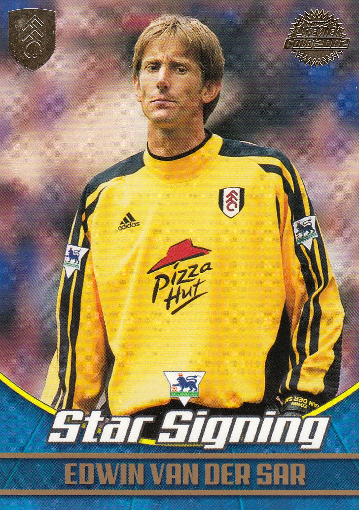 F1. EDWIN VAN DER SAR - FULHAM - STAR SIGNING