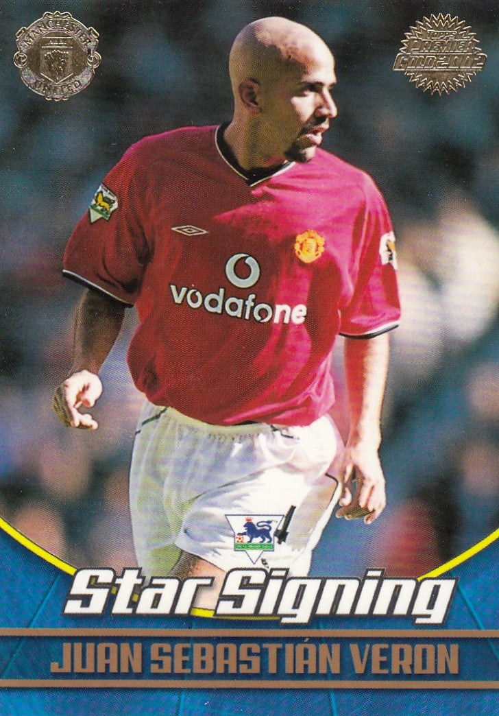 MU3. JUAN SEBASTIAN VERON - MANCHESTER UNITED - STAR SIGNING