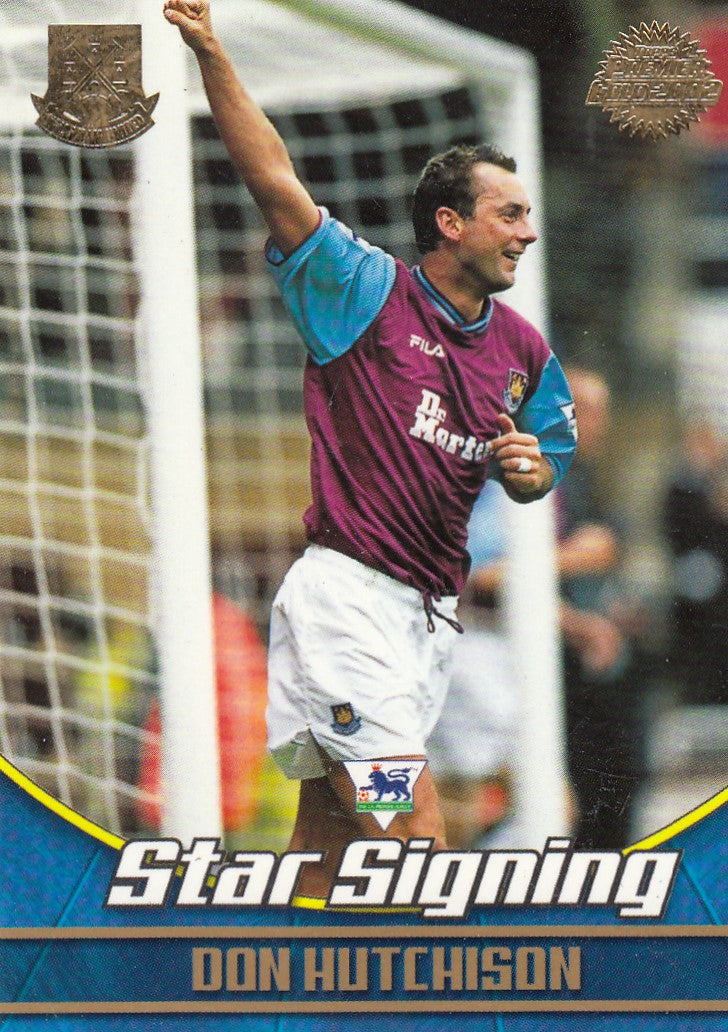 WH6. DON HUTCHISON - WEST HAM UNITED - STAR SIGNING