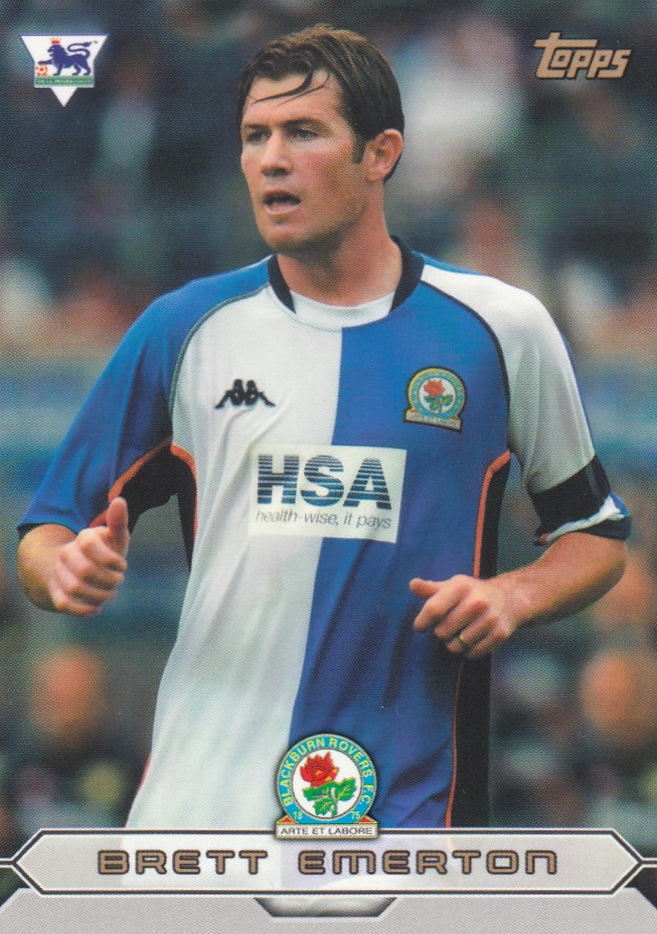 BR4. BRETT EMERTON - BLACKBURN ROVERS