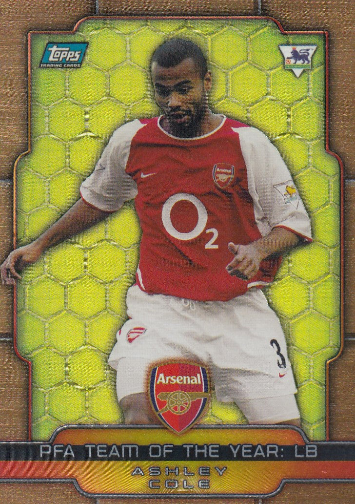 D14. ASHLEY COLE - ARSENAL - PFA TEAM OF THE YEAR: LB - BRONZE FOIL
