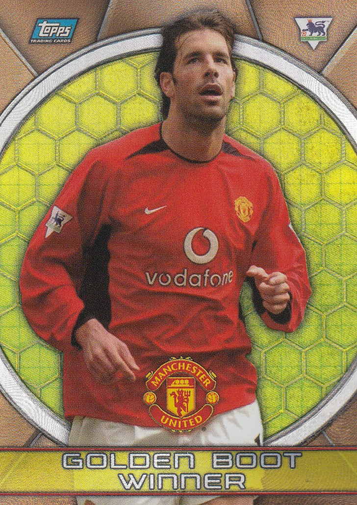 D05. RUUD VAN NISTELROOY - MANCHESTER UNITED - GOLDEN BOOT WINNER - BRONZE FOIL