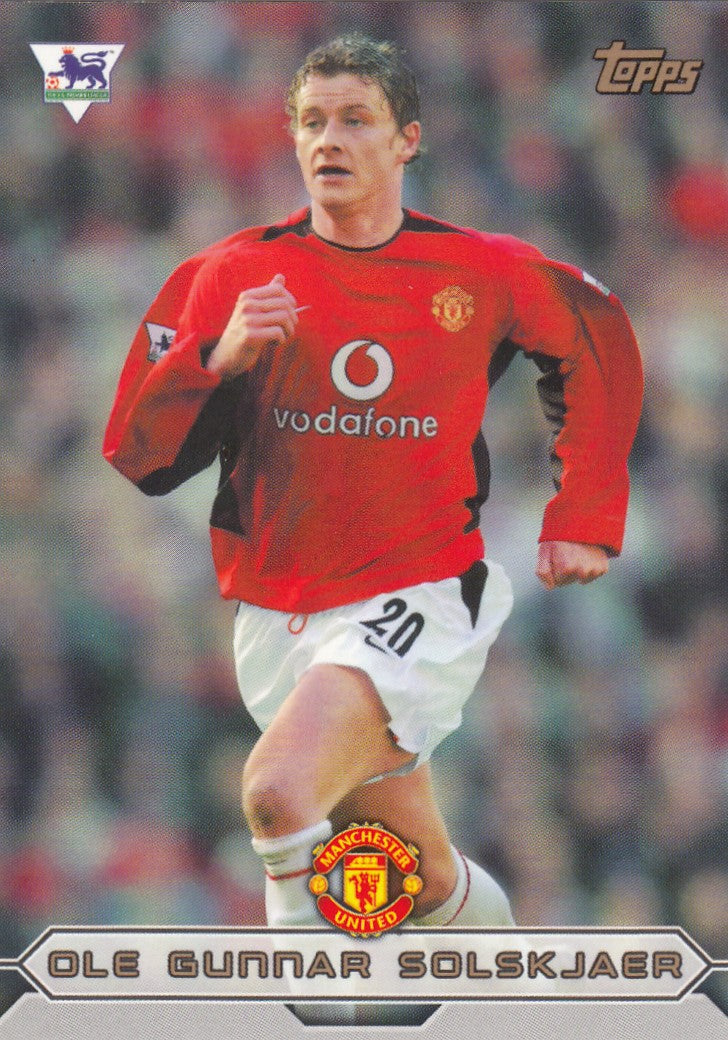 MU5. OLE GUNNAR SOLSKJAER - MANCHESTER UNITED