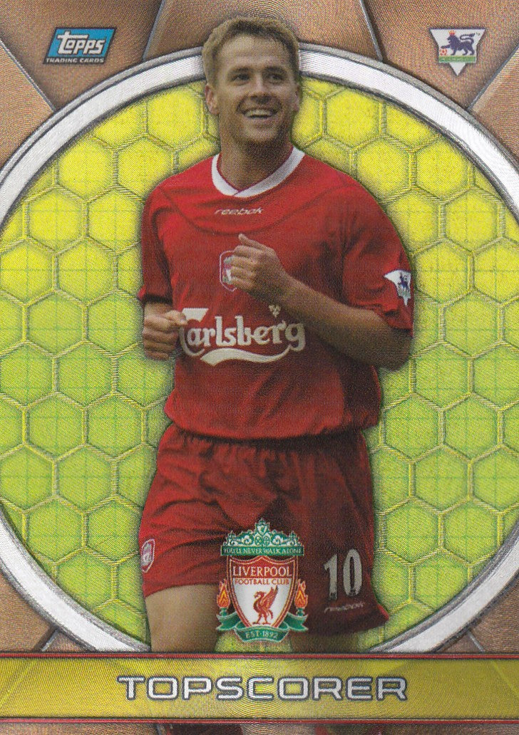 D09. MICHAEL OWEN - LIVERPOOL - TOPSCORER - BRONZE FOIL