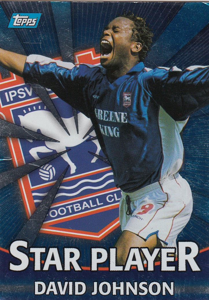 T09. DAVID JOHNSON - IPSWICH TOWN - STAR PLAYER - BLUE INSERT