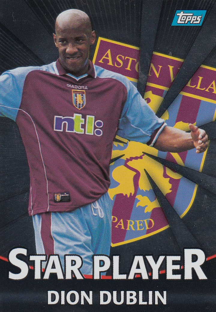 T02. DION DUBLIN - ASTON VILLA - STAR PLAYER - SILVER INSERT