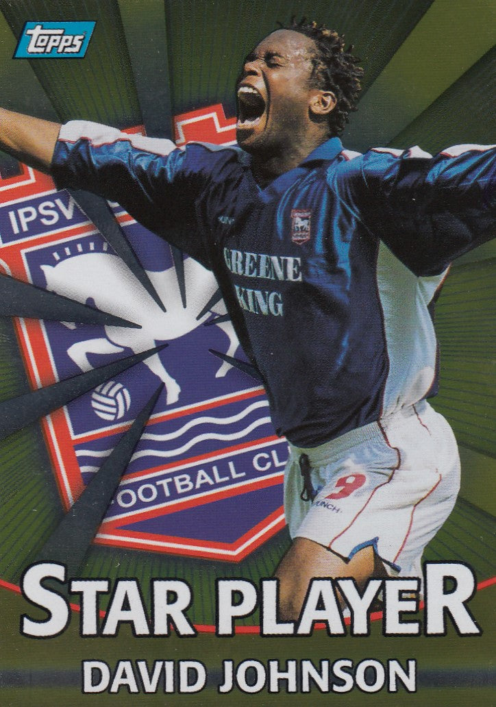 T09. DAVID JOHNSON - IPSWICH TOWN - STAR PLAYER - GOLD INSERT