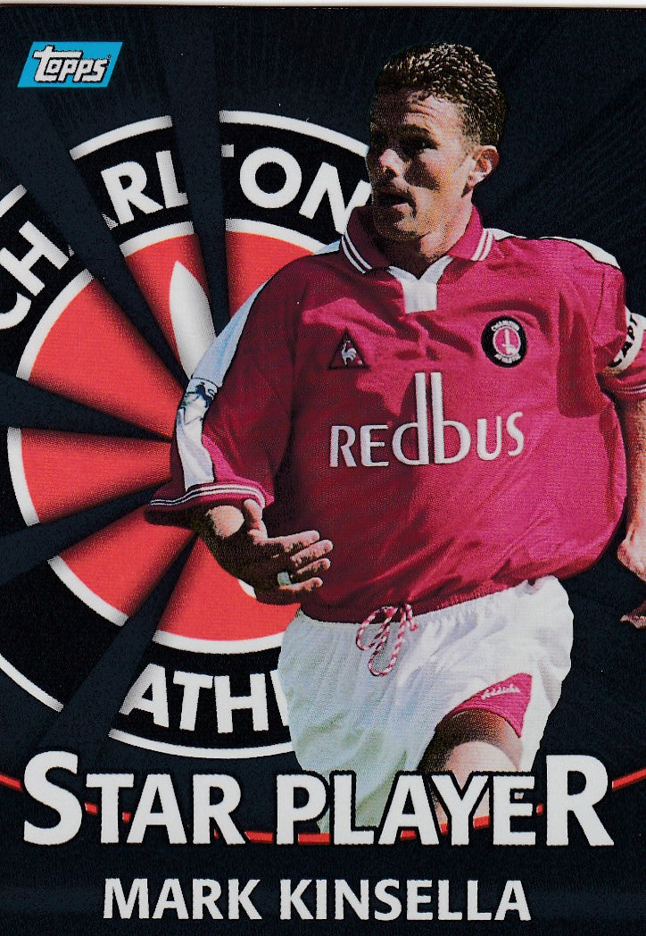 T04. MARK KINSELLA - CHARLTON ATHLETIC - STAR PLAYER - SILVER INSERT