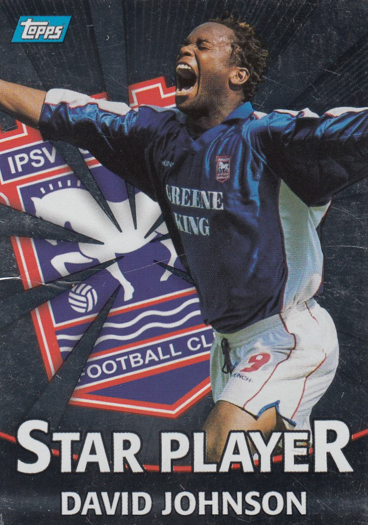 T09. DAVID JOHNSON - IPSWICH TOWN - STAR PLAYER - SILVER INSERT