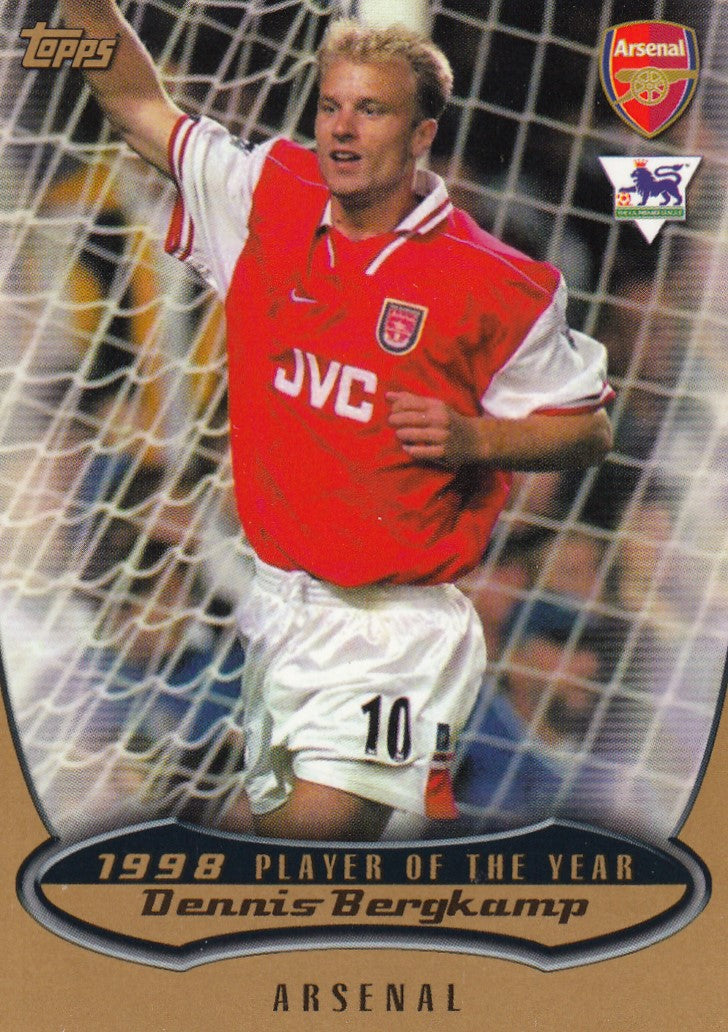 POTY06. DENNIS BERGKAMP - ARSENAL - PLAYER OF THE YEAR 1998