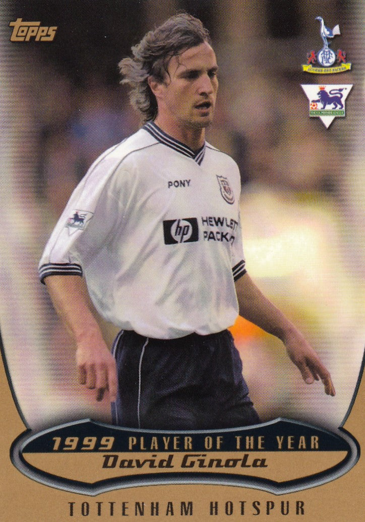 POTY07. DAVID GINOLA - TOTTENHAM - PLAYER OF THE YEAR 1999